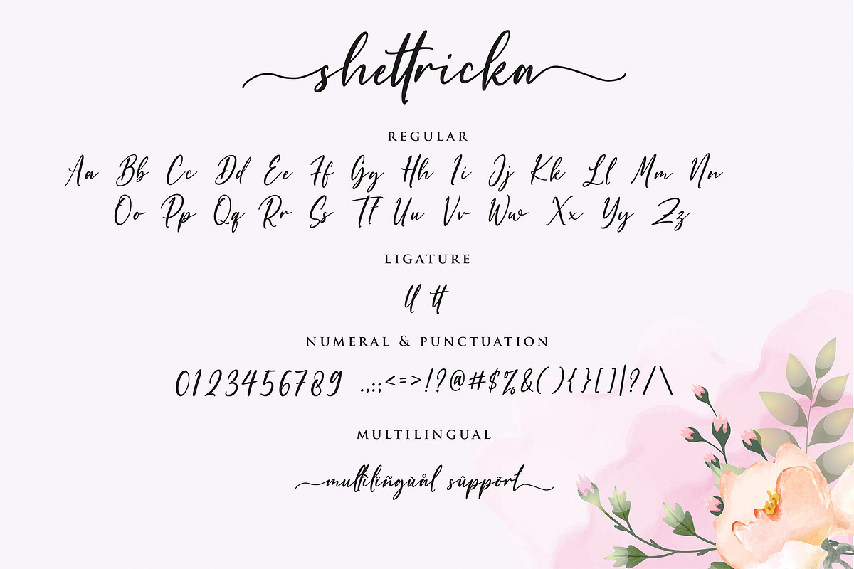 Shettricka - Modern Calligraphy preview 6