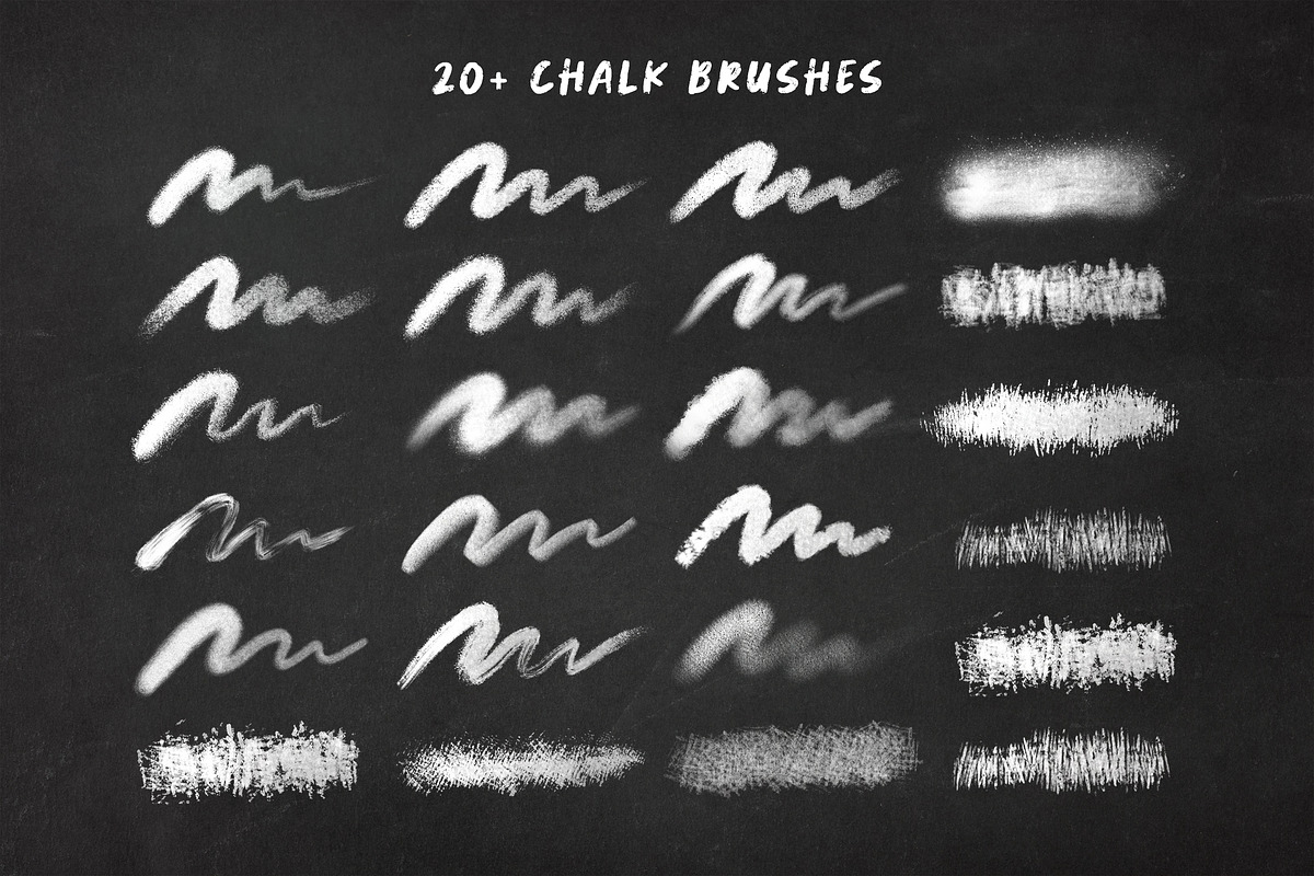 Procreate Chalk Sketch Brushes, a Brush Add-On by Nurmiftah (Photo 3 of 9)