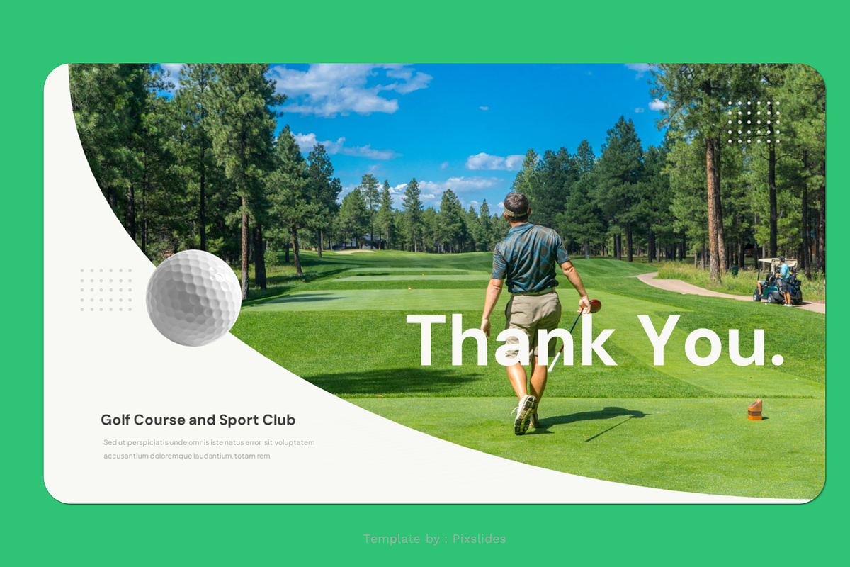 Golf Course Keynote, a Presentation Template by Pixslides (Photo 7 of 7)