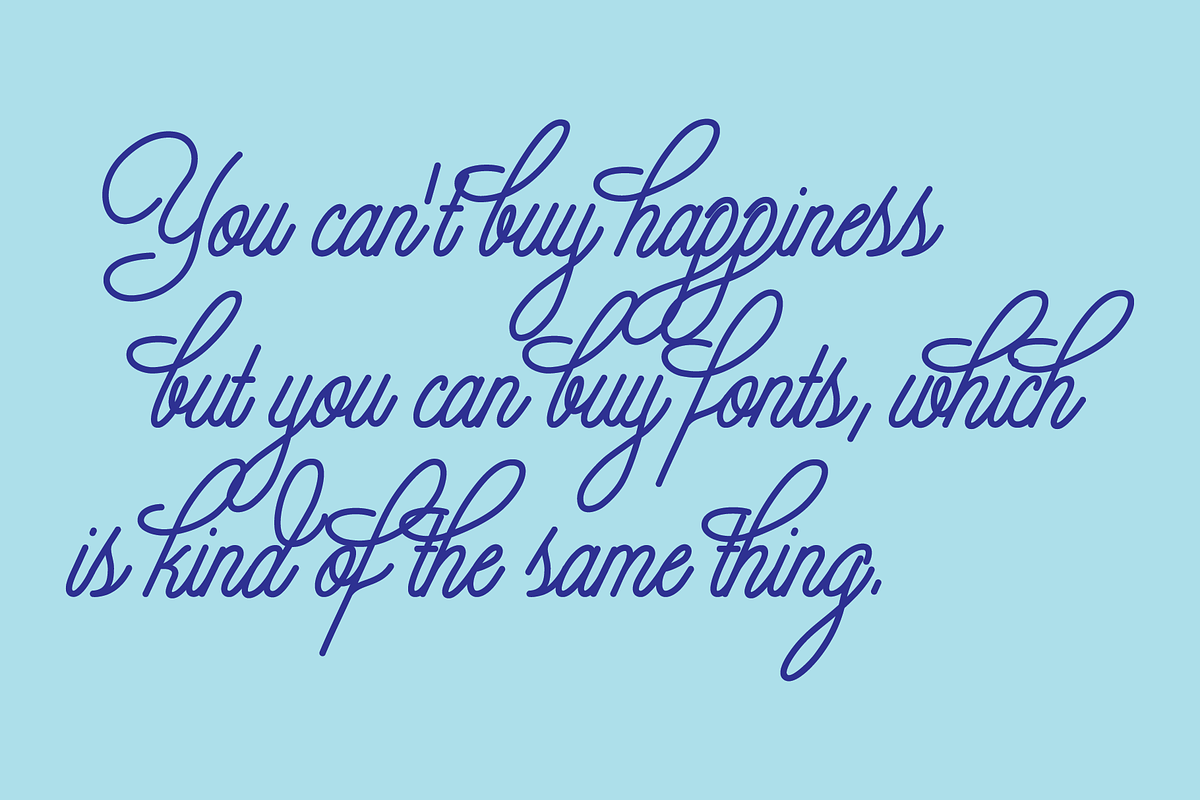 Flair Hand - Hand Lettered Font, a Script Font by GG Design