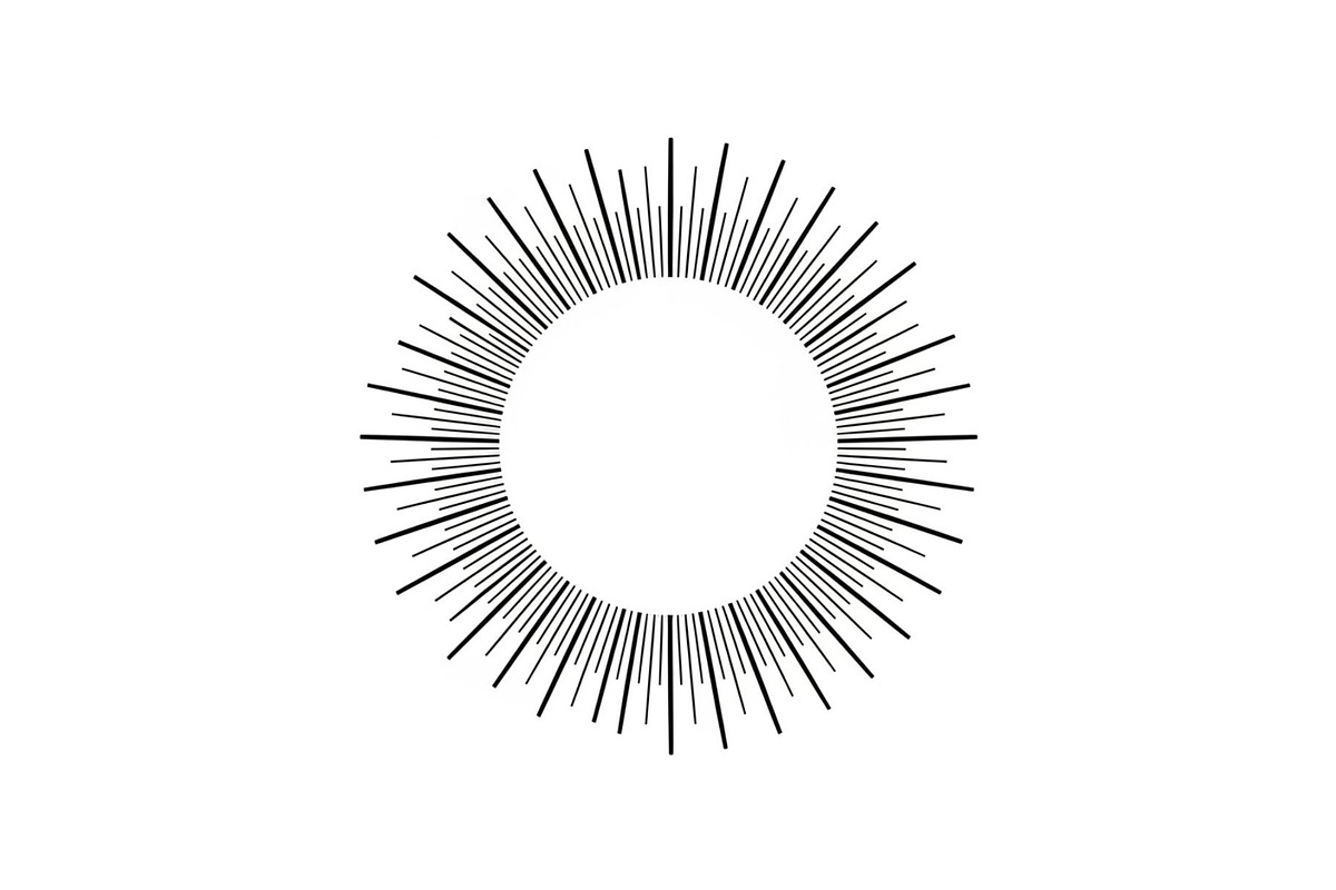 Sunburst Rays Vector Bundle Bundle, an Illustration by yasushie (Photo 22 of 31)