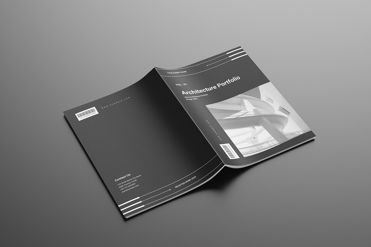 Architecture Portfolio Brochure, a Brochure Template by Seeing-art (Photo 9 of 11)