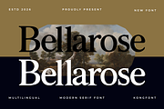 Bellarose – Modern Serif Font, a Serif Font by overlaytemplates (Thumbnail 1 of 5)