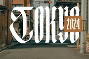 Karmano - Condensed Blackletter Font, a Blackletter Font by Surplus Type Co (Thumbnail 10 of 10)