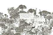 Safari. Seamless Patterns + Panorama, a Pattern Graphic by Irina Dolgikh (Thumbnail 11 of 21)