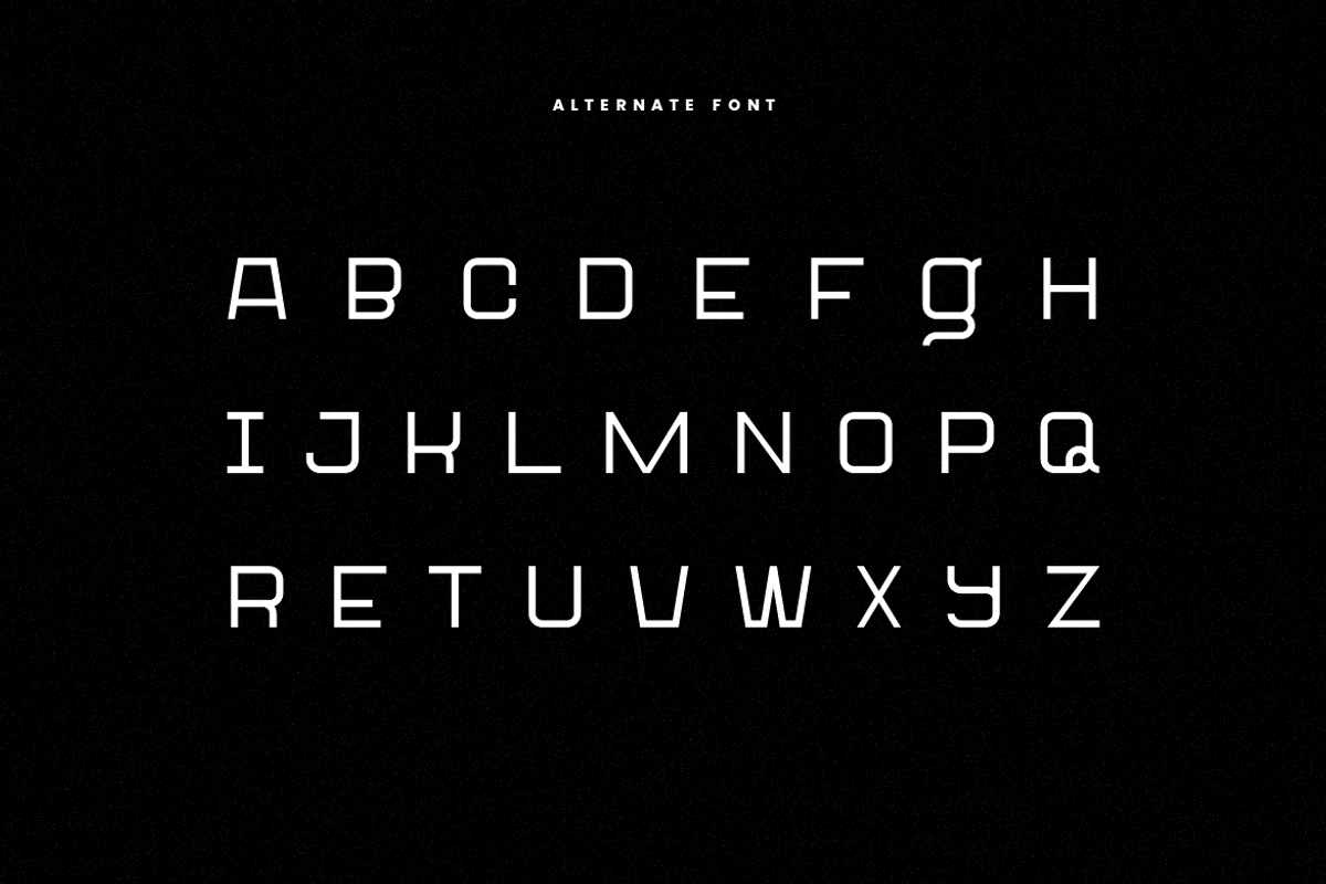 Begomi - Sports Bike Font, a Sans Serif Font by QR Design Studio (Photo 7 of 8)