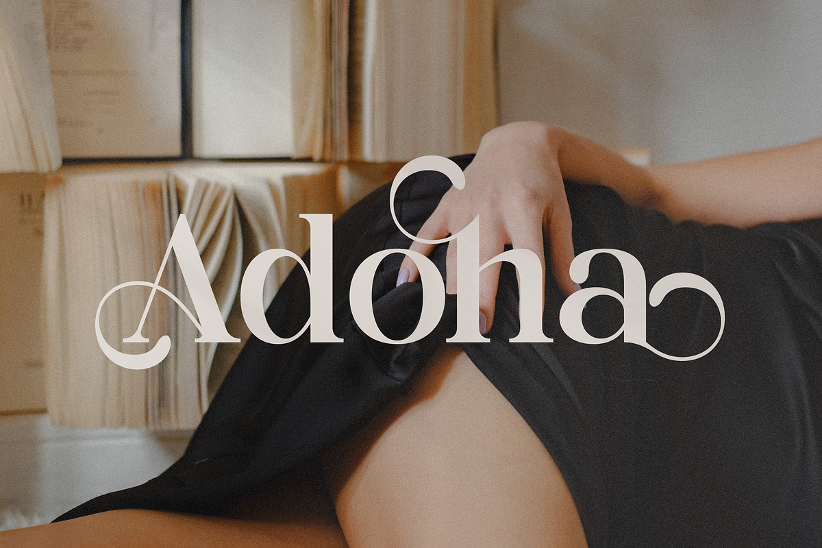 Adoha Modern Serif Font, a Serif Font by Storytype Studio