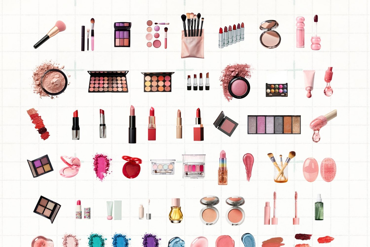 Y2K Beauty Collage Kit, an Object Graphic by Natali Batu (Photo 5 of 12)