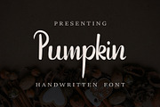 Pumpkin Font + FREE floral patterns, a Script Font by Chimerique (Thumbnail 1 of 8)