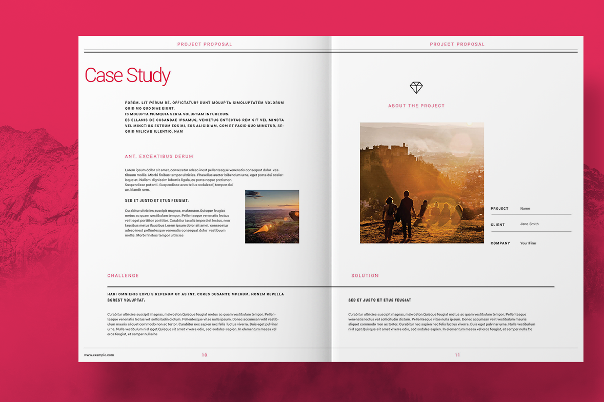Red Project Proposal, a Brochure Template by Boris Cupac (Photo 6 of 12)