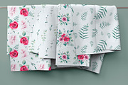 Watercolor Pink Roses Collection, an Illustration by YuliyaArtGarden (Thumbnail 10 of 10)