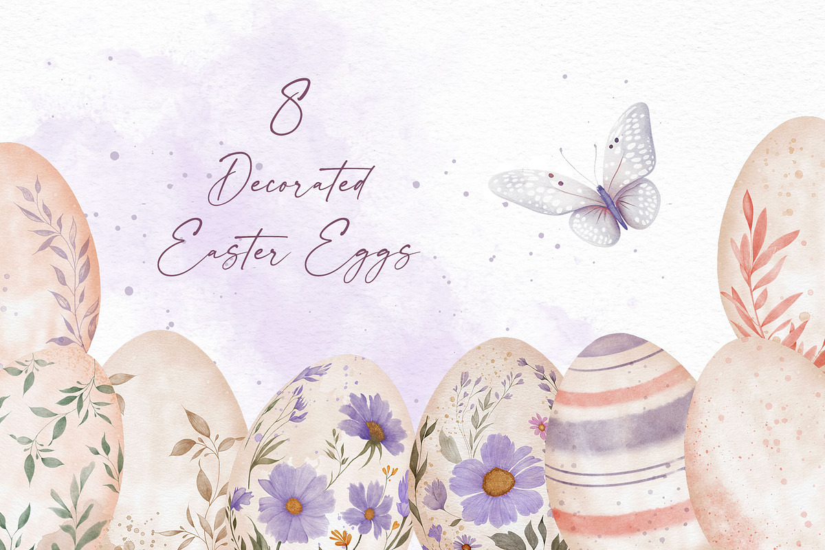 Floral Easter Eggs & Illustrations, a Decorative Illustration by Maggie Stilwell Design (Photo 2 of 12)