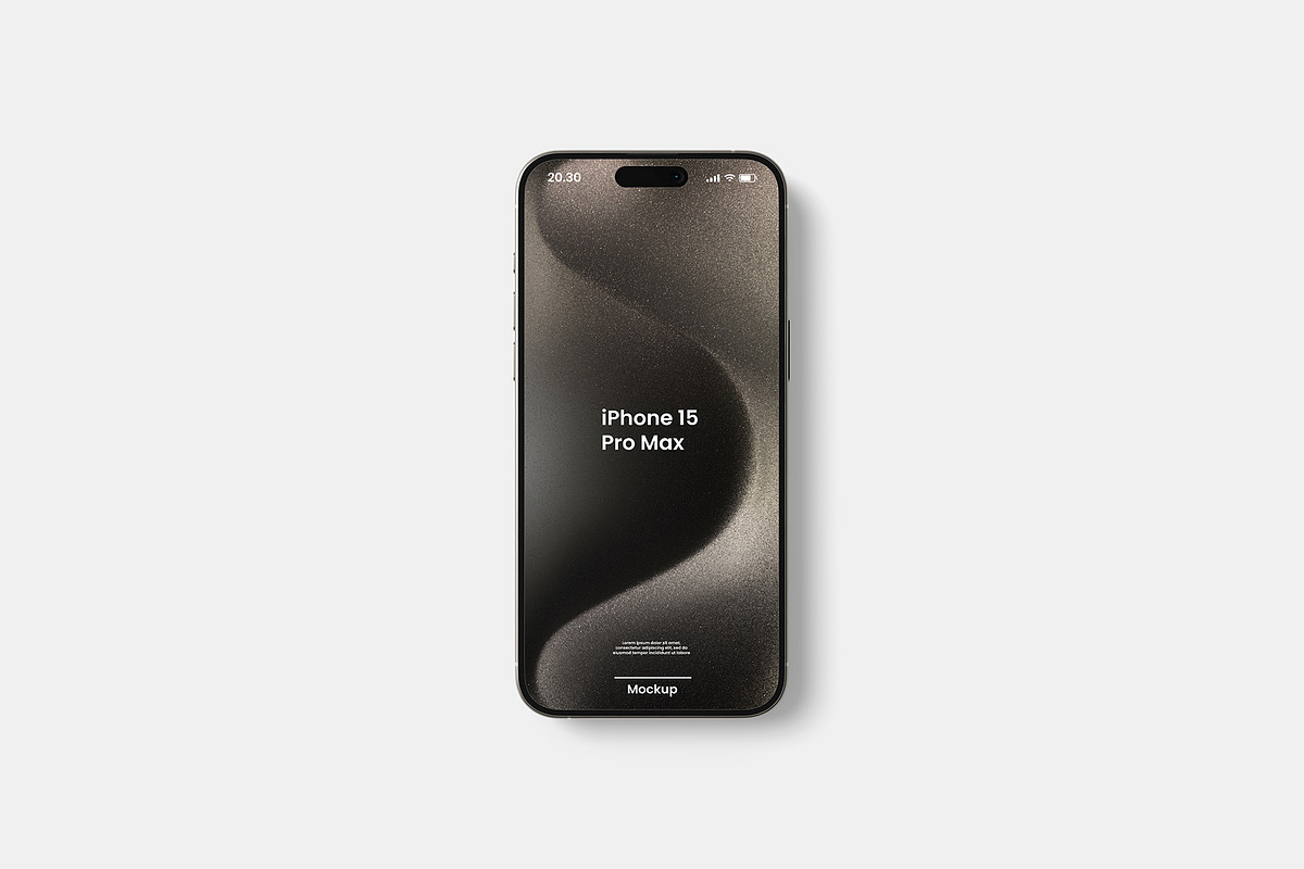 iPhone 15 Pro Max Mockup, an iPhone Mockup by Graphicbars (Photo 13 of 20)