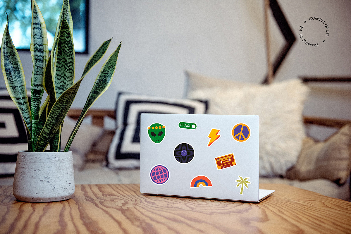 Retro Vibes Graphic Set 60s 70s, an Illustration by May Motif (Photo 22 of 23)