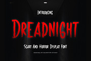 Dreadnight - Scary Font, a Handwritten Font by Bluestype Studio (Thumbnail 1 of 9)