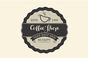Vintage Coffee logos, a Branding & Logo Template by Ismael Hossain (Thumbnail 3 of 7)