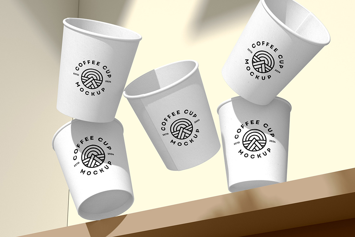 Coffee Cup Mockup, a Packaging Mockup by simuradi (Photo 6 of 8)