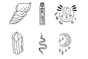 Tattoos Set 4 Procreate Brush Stamps