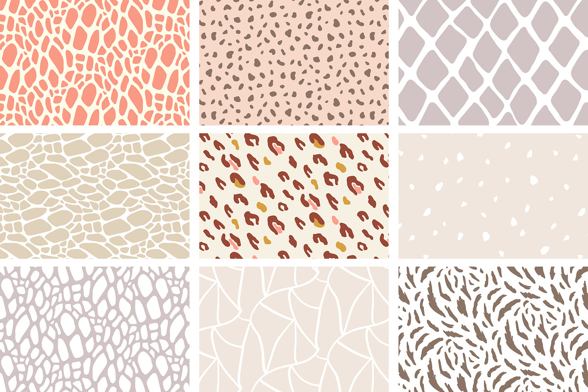 Wild Animal Print Seamless Patterns, a Pattern Graphic by Katrinelly (Photo 14 of 16)