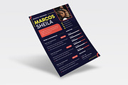 Dark Style Business Resume CV, a Resume Template by iDoodle Studio (Thumbnail 2 of 4)
