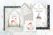 Watercolor woodland collection, an Animal Illustration by Peace ART (Thumbnail 12 of 14)