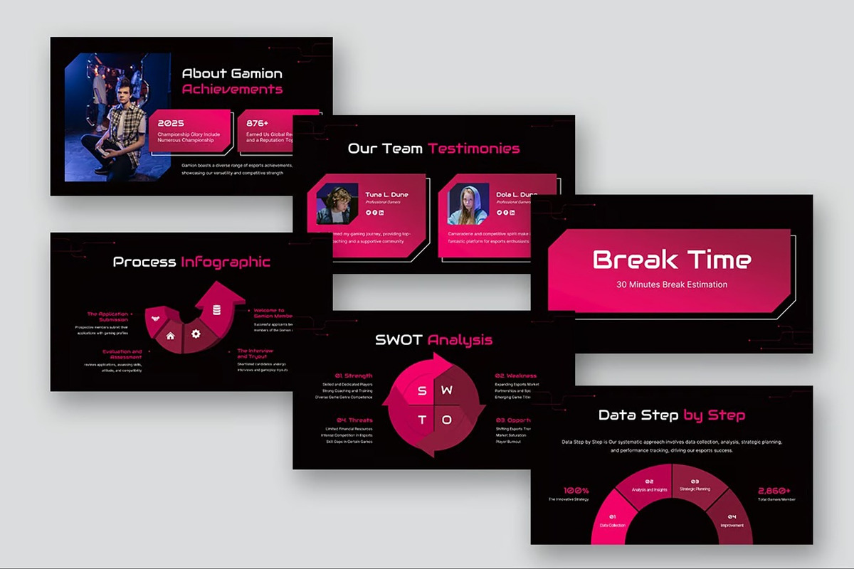 Esport Gaming Powerpoint Templates, a Presentation Template by Fit-tee (Photo 4 of 10)