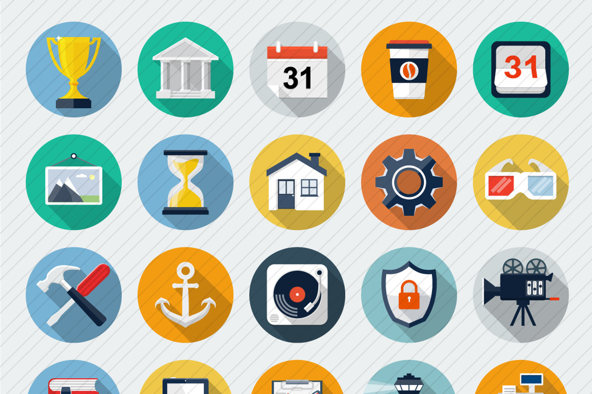 280 Flat Web icons., an Icon by Dacian Galea (Photo 2 of 4)