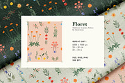 Floret Wildflower Pattern, a Pattern Graphic by Manimanisa (Thumbnail 3 of 10)