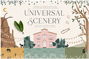 Universal Scenery Collection, an Animal Illustration by Julia Dreams (Thumbnail 1 of 11)