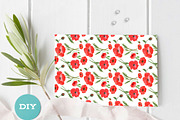 Poppy Flower Watercolor Wedding Set, an Invitation Template by Love Design (Thumbnail 13 of 14)