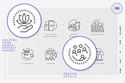 Growing Industry Icons, an Outline Icon by Vineta Rendon (Thumbnail 2 of 10)