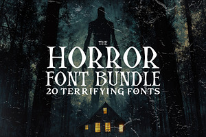The Halloween Horror Font Bundle, a Sans Serif Font by HipFonts