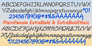 PlainPensle, a Handwritten Font by Ingrimayne Type (Thumbnail 6 of 7)