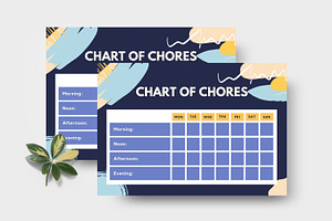 Editable Canva Chore Chart