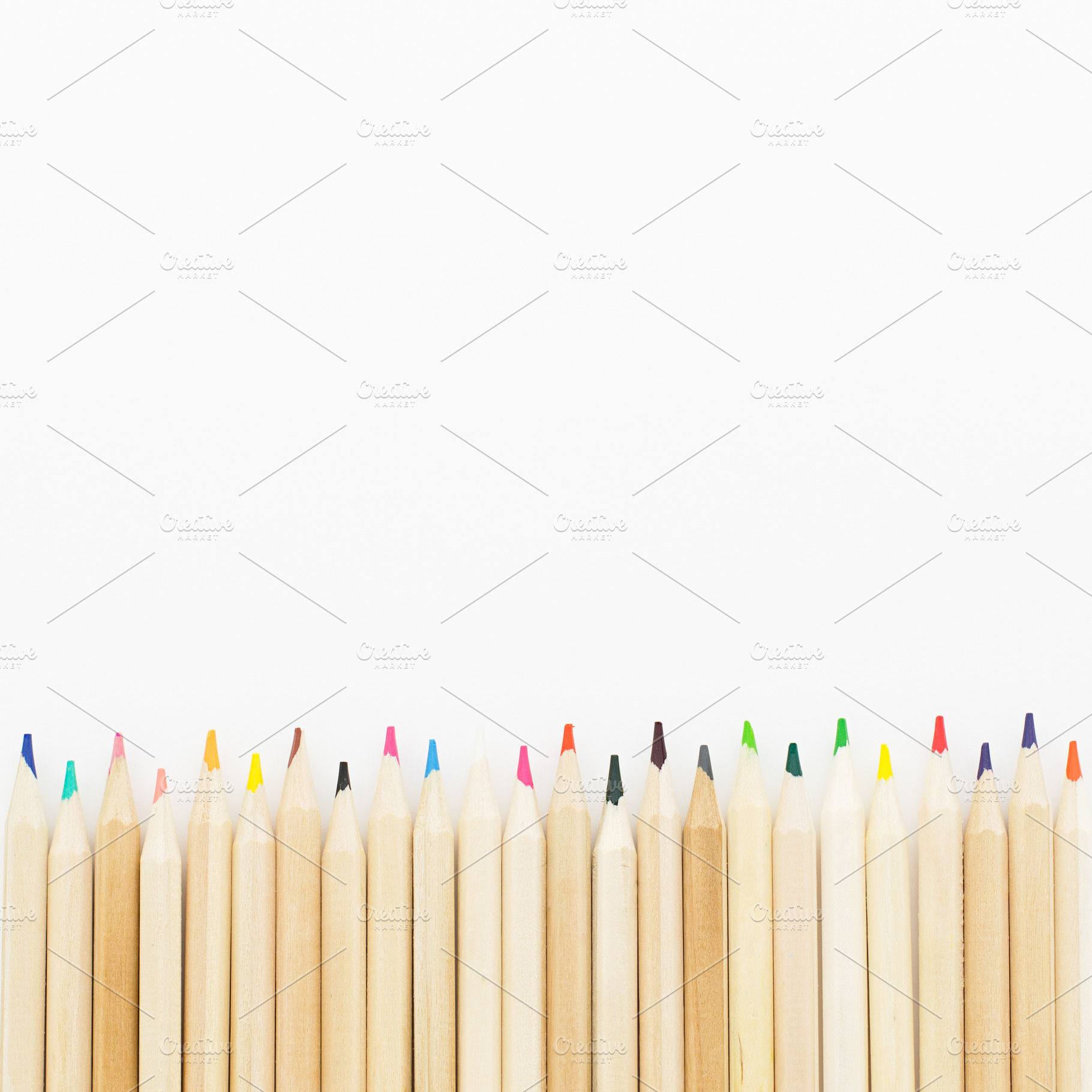 Stock Photo - Colored Pencils #03, an Arts & Entertainment Photo by Savvy Stock Shop