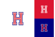 Letter H Sport Team League Logo, a Branding & Logo Template by ika trisiana (Thumbnail 2 of 2)