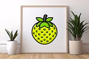 Cartoon Breadfruit Vector Clipart, a Food Illustration by newminddesign (Thumbnail 6 of 8)