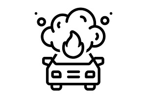 Extremely very black icon, an Outline Icon by Creative priyanka