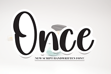 Once | Script Font