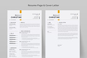 Minimal Resume / CV Template, a Resume Template by Aspect_Studio (Thumbnail 2 of 4)