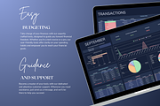 Simple Monthly Budget - Darkmode, a Templates & Theme by The Creative Plans co (Thumbnail 9 of 10)