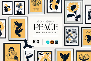 Peace Poster Builder, a Healthcare Illustration by KetteCreate