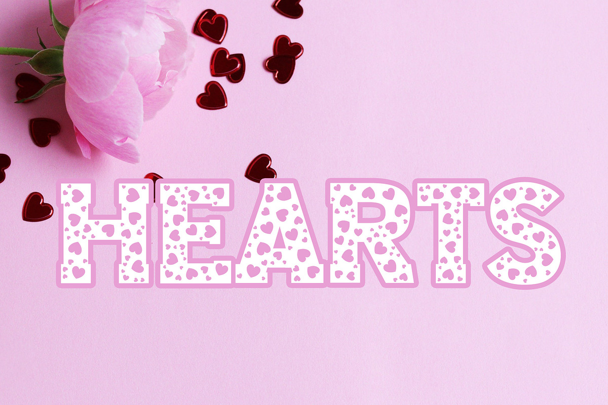 Bold Love - Valentines Font, a Slab Serif Font by vladocar (Photo 2 of 5)