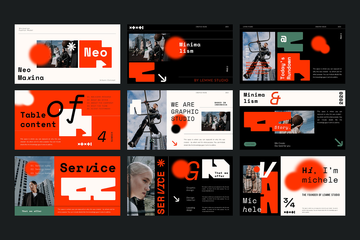 Neo Maxina Powerpoint Template, a Presentation Template by Meliora Studio (Photo 7 of 8)