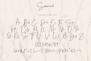 Serenade Script