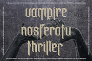 Noxfreatus - Blackletter Display, a Blackletter Font by Dhabee (Thumbnail 14 of 15)