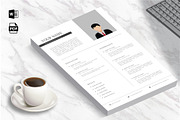 Resume, Creative CV Instant Download, a Resume Template by Blue Digital Studio (Thumbnail 1 of 2)