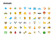 +1000 COLORED FLAT ICONS, an Icon by beguima (Thumbnail 9 of 14)