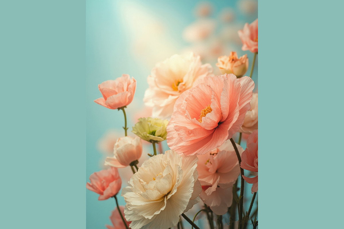 Soft Peach Floral Pack, a Decorative Illustration by StockVerse Creative (Photo 4 of 6)