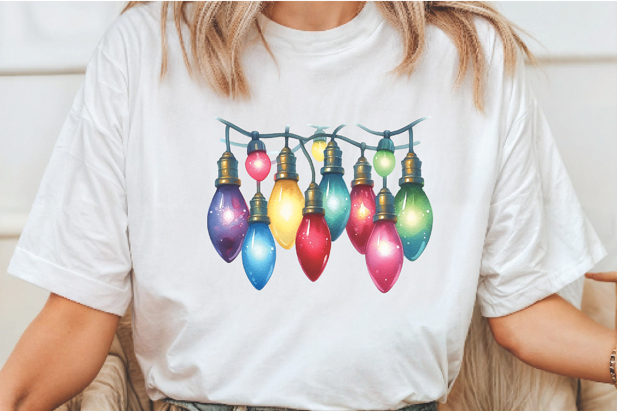 Christmas Light Clipart, an Illustration by Libby Wishes (Photo 7 of 8)